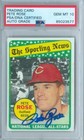 Pete Rose 1969 Topps #424 Autograph PSA DNA Gem Mint 10 Auto
