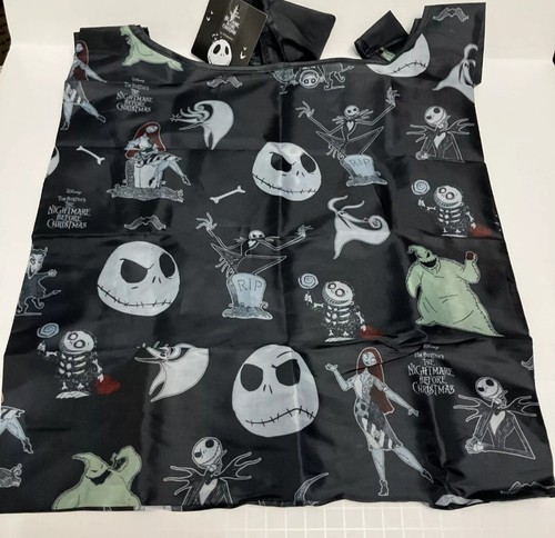 PRIMARK Nightmare Before Christmas Jack Skellington Tote Bag Foldaway Disney New - Picture 5 of 5