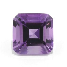 BRAZILIAN AMETHYST 6 MM ASSCHER CUT ALL NATURAL F-4643