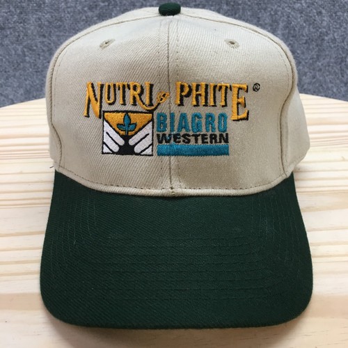 Nutri Phite Biagro OTTO Baseball Hat Mens Beige OS Curved Brim Embroidered Logo - Picture 2 of 13