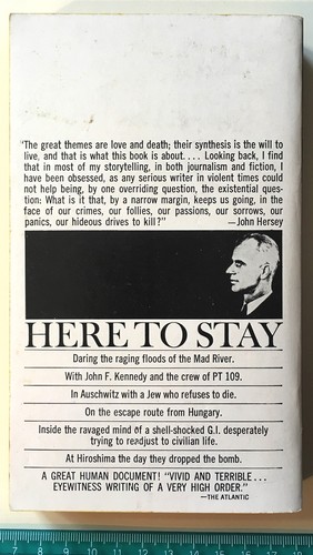 John Hersey: Here to Stay (includes “Hiroshima”) (Bantam Books, 1964) - Bild 2 von 2
