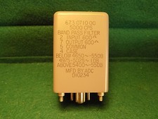 5000Hz 50Hz W Band Pass Filter 600 ohm Octal Plug-In Pulled f/ working equipment