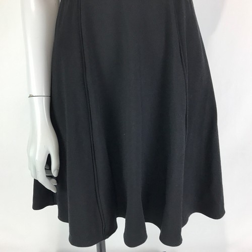 Review Dress Black Size 10 A Line Sleeveless Boat Neck Business Cocktail Ponte - Picture 3 of 12
