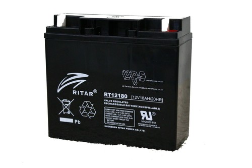 Ritar RT12180 - 12 Volt 18 Amp Hour / 12v 18Ah Battery - Afbeelding 9 van 10