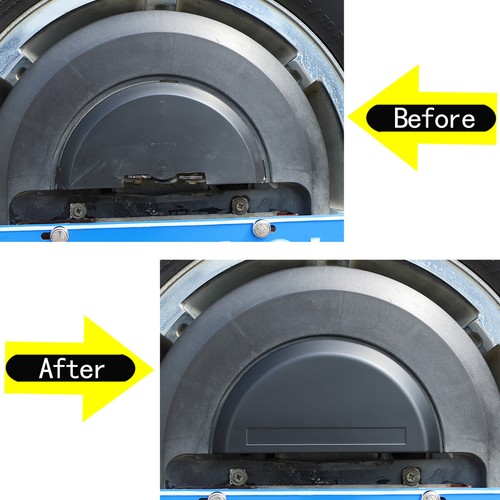 Cubierta de luz domo para neumáticos de repuesto negros mate para Hummer H2 2003-2009 - Imagen 6 de 10