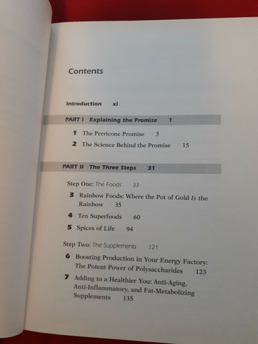 The Perricone Promise by Nicholas Perricone M.D. Hardcover Look Younger - Picture 3 of 9