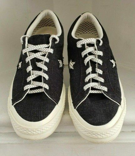 Converse Sneakers Size 7 Womens 5 Mens Black Polka Dot One Star Fashion 160619C - Picture 2 of 13