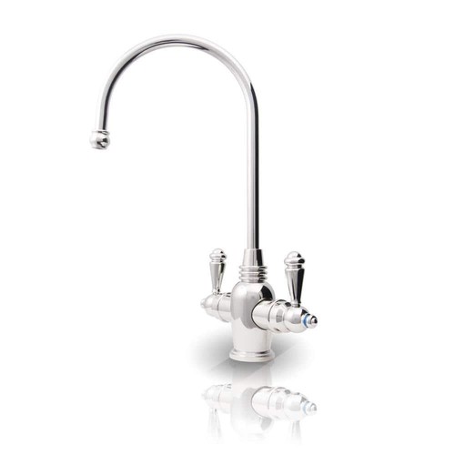 Apec Hot Water Dispenser Systems Drinking Faucet 2Handle Instant Hot/Cold Chrome