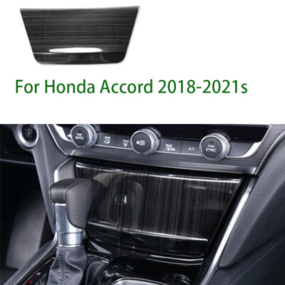 Fit For Honda Accord 2018-2021s Black Titanium Middle Console Cigarette  Lighter