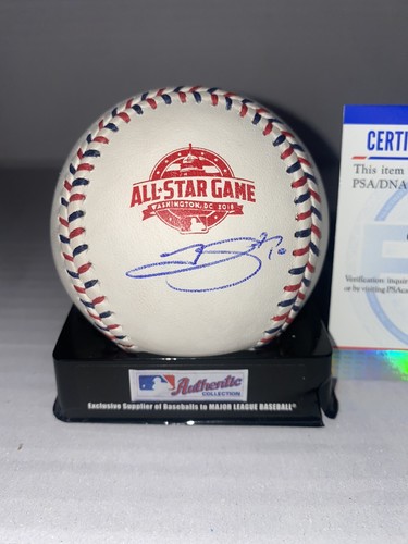 Trevor Story firmado autografiado 2018 All Star Baseball COLORADO ROCKIES CERTIFICADO DE AUTENTICIDAD PSA - Imagen 2 de 2