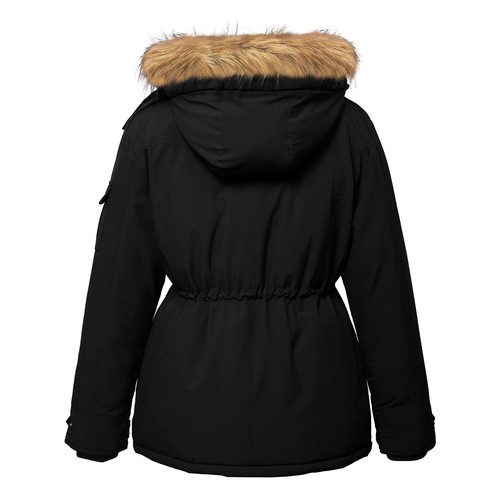 Wantdo Cappotto Donna Taglie Forti Impermeabile Giacca Invernale Caldo Parka 3X - Foto 6 di 9