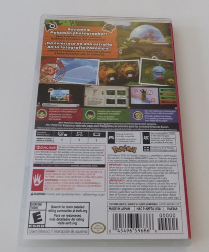 Replacement Case (NO GAME) New Pokemon Snap Nintendo Switch - Picture 2 of 3