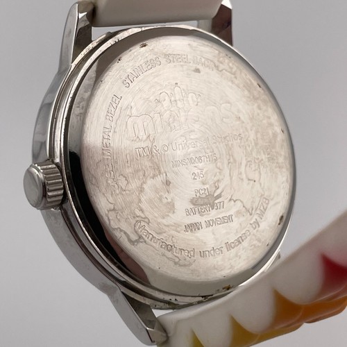 Minions Movie Watch Womens 40mm Case Multi Color Resin Band Quartz Analog - Picture 5 of 13