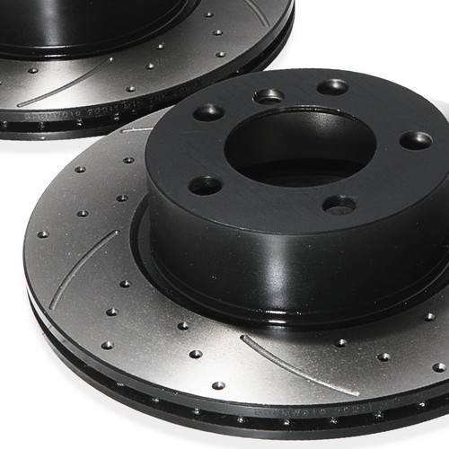 DISCOS DE FRENO DELANTEROS PERFORADOS RANURADOS 300mm para BMW SERIE 1 F20 F21 116 118 120 11+ - Imagen 6 de 9