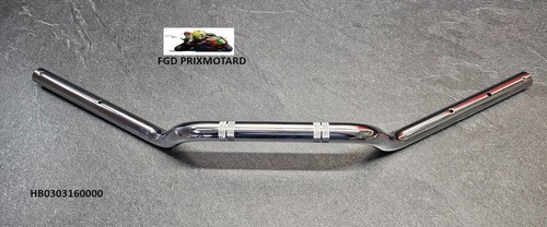 HONDA CB 1300 2003/2009 MANUBRIO ACCIAIO CROMO TIPO ORIGINALE - Foto 2 di 4