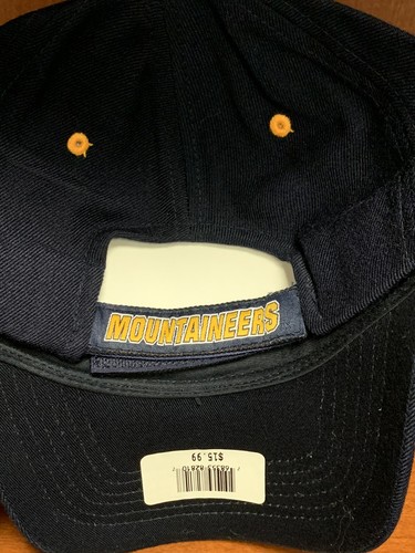 West Virginia Mountaineers Top Of The World OSFA Men's Hat Black NCAA New w/ Tag - Imagen 2 de 2