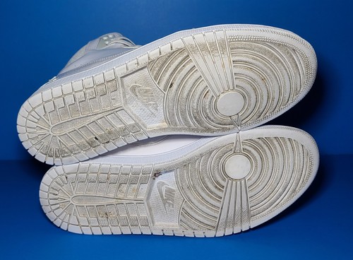 Zapatos de baloncesto Air Jordan 1 Flight 2 de caña alta para hombre de cuero blanco talla 10 EE. UU. - Imagen 19 de 19