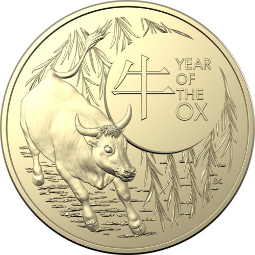 2021 Royal Australian Mint Lunar Two Coin $1 Coin Set - Year of the Ox - Bild 2 von 4