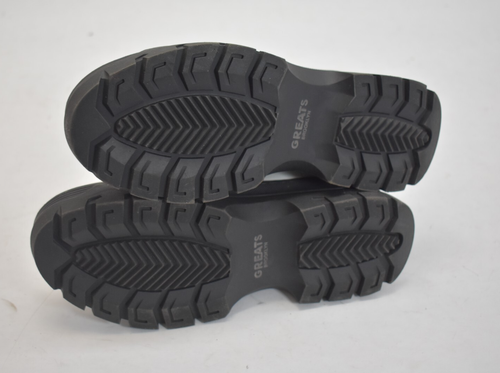 Greats Brooklyn White Platform Ankle Boots Lug Sole Chelsea Slip On Women Sz 8.5 - Picture 6 of 8