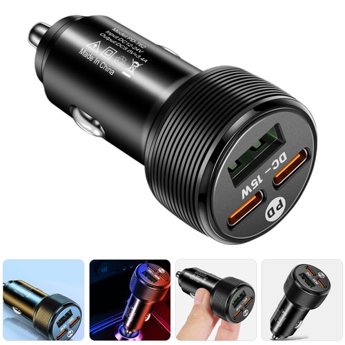 Auto Cellphone Charger Small USB Car Charging Device Vehicle Charger Adapter - 第 5/12 張圖片