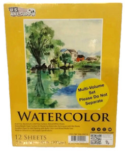 U.s. Art Supply 9 X 12 Premium Heavy-weight Watercolor Painting Paper Pad 140