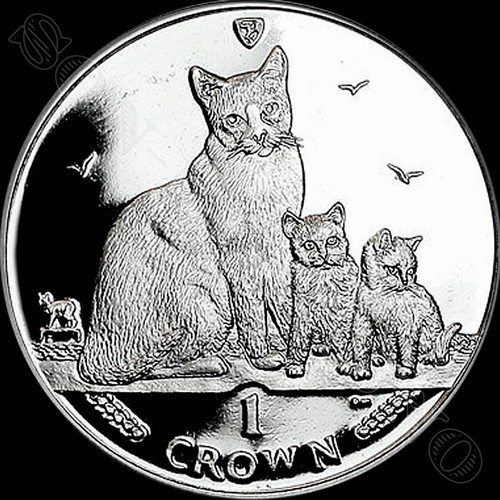 ISLE OF MAN CAT COINS - Your Choice ANY YEAR Copper Nickel CuNi 1 Crown 1988-Now - Picture 54 of 58