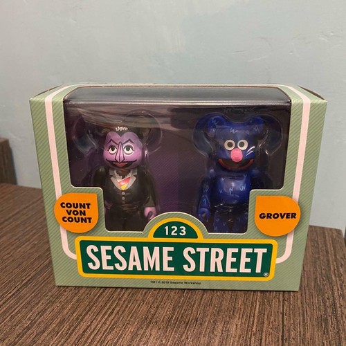 Medicom Sesame Street Bearbeick Boxset "Count Von Count + Gover" Be@rbrick - Picture 1 of 2
