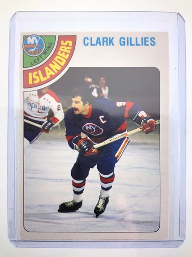 1977-78 Clark Gillies 220 OPC New York Islanders O-Pee-Chee Hockey Card 0209M - Picture 4 of 4