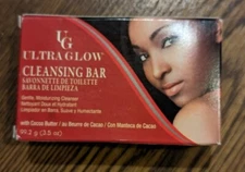 Ultra Glow Cleansing Bar Gentle Moisturizing Cleanser Soap 3.5 oz New