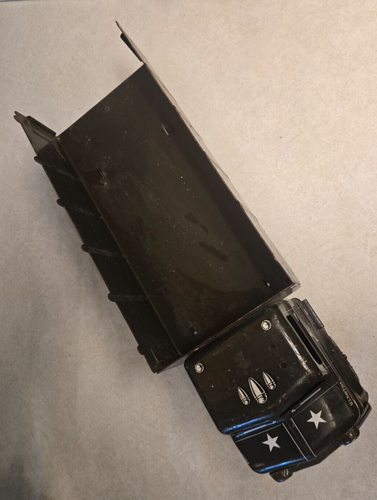 Vintage 1950s Marx Toys US Army Carrier Transport Truck 18.5"  Pressed Steel - Picture 3 of 9