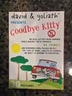 David & Goliath Goodbye Kitty Humorous Postcard Set Cat Accidents Haters Dead