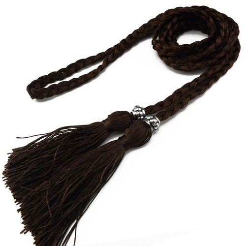 Women's Waist Strap Belt Skirt Knotted Korean Style Tassel Belt Waist Chain - Picture 24 of 47