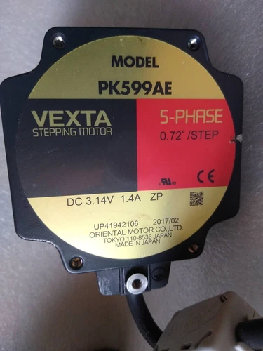 Oriental Motors Vexta PK599AE 5-Phase 0.72/STEP Stepping Motor