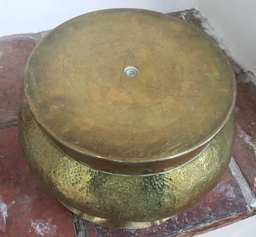 Huge WWI Polte Magdeburg Shell Case - 1917 - Trench Art, Brass Jardiniere - Picture 7 of 10