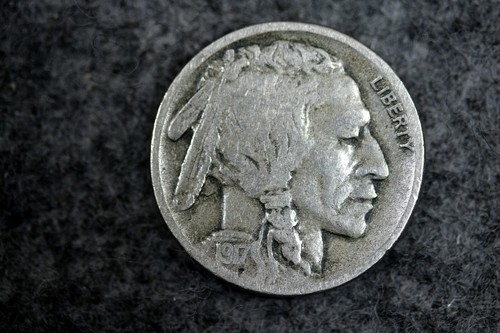 Nachlassfund 1917 - S Büffelnickel !! #J07823