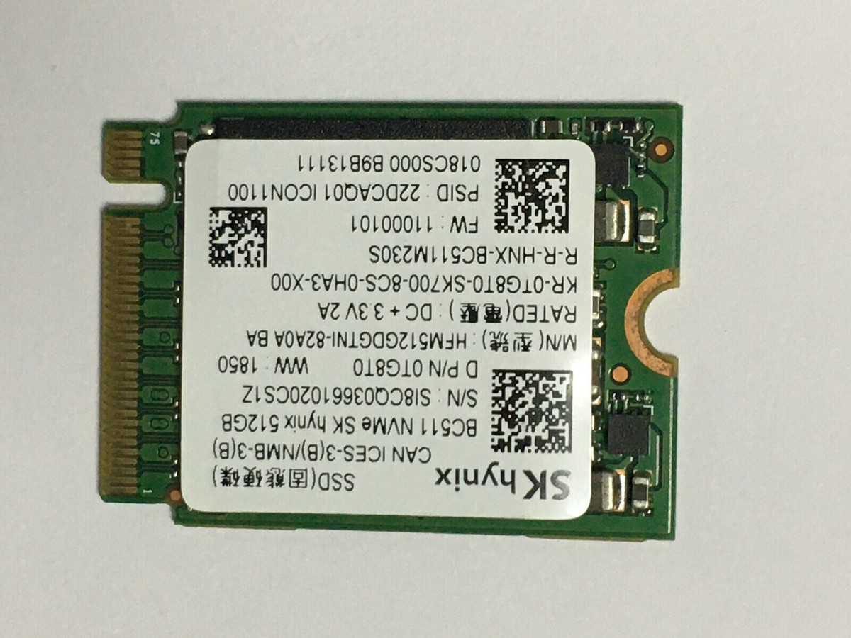 SK HYNIX BC511 512GB M.2 2230 PCIe NVMe SSD FOR Steam Deck