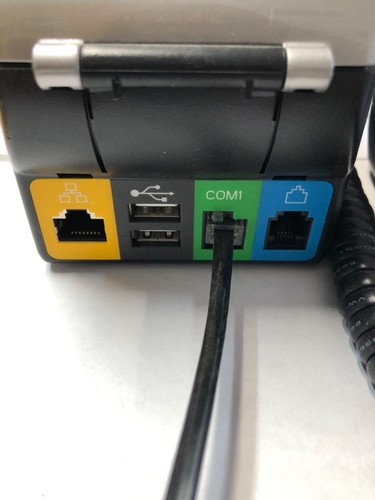 First Data FD100Ti Ethernet Credit Debit Terminal and FD-10 Pinpad NO POWER CORD - Picture 2 of 5