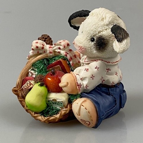 Marys Moo Moos Weihnachten Geschenkkorb Kuh lecken gute Leckereien Kuh Figur Rentner - Bild 6 von 8