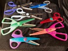 Fiskars Provo & Other Brands Paper Deckle Scissors Lot (7 )Crafting Scrapbooking