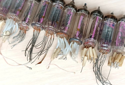 25 pcs IV-3 VFD 9-segment Fluorescent Tube Indicator nixie clock USSR USED #1 - Picture 8 of 10