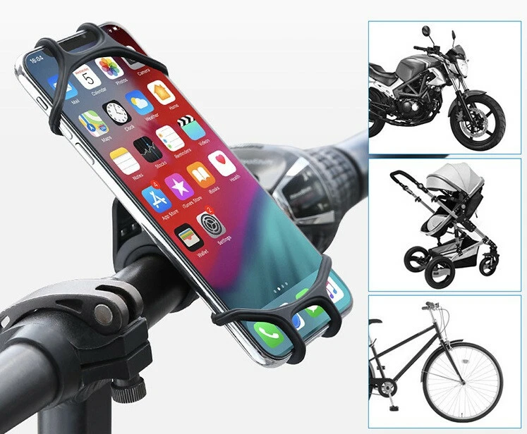 Support Velo Silicone pour XIAOMI Mi A2 Smartphone Guidon GPS Moto
