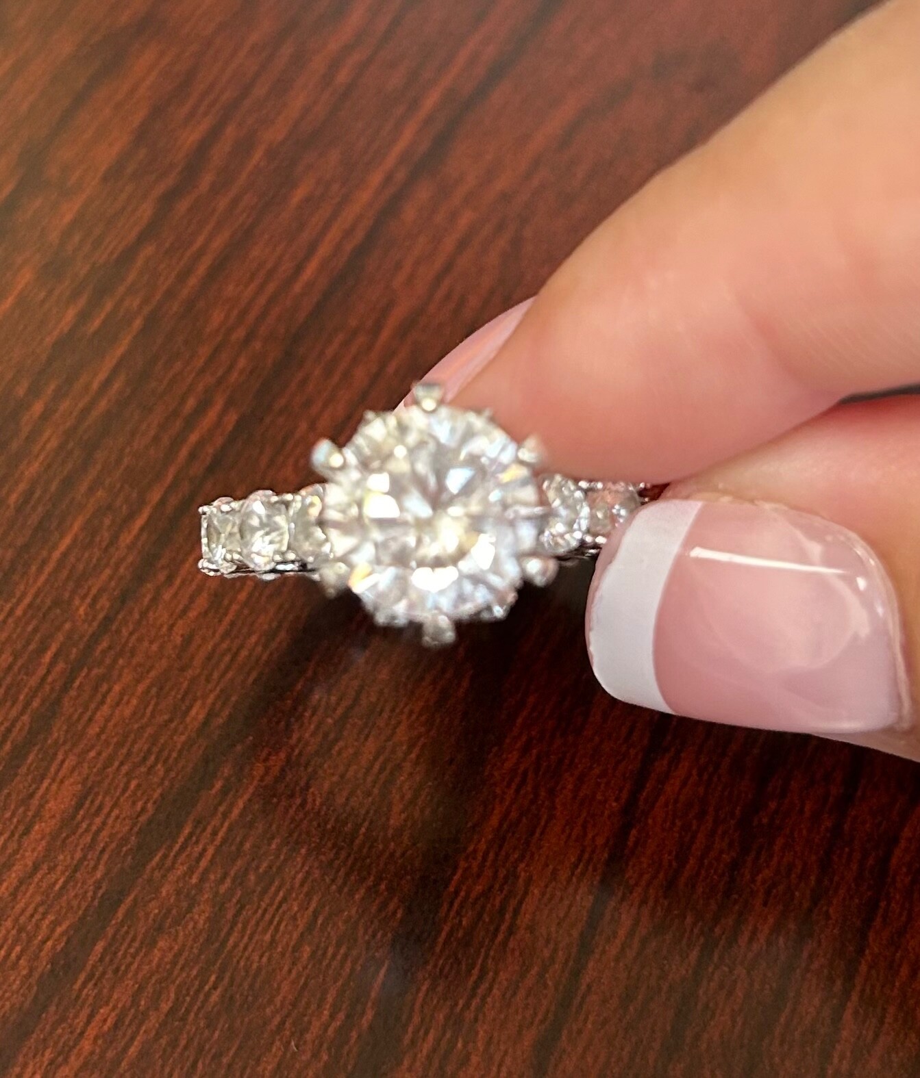 Sterling Silver Chunky Bling Ring - image 6