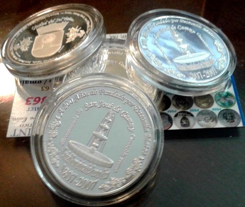 Medaglia 200Aniv CAMUY 1807 Ciudad Romántica PORTO RICO Gettone Ficha Medaglia Moneta - Foto 8 di 11