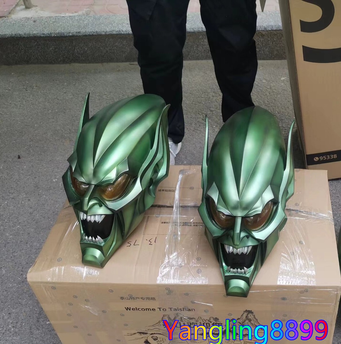 1:1 Norman Osborn Green Goblin Helmet 2.0 Ver Mask Wearable