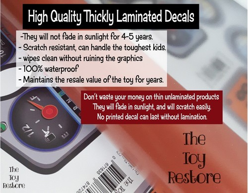 The Toy Restore Replacement Decals Fits Little Tikes 2017 Cozy Coupe Police Car - Bild 7 von 8