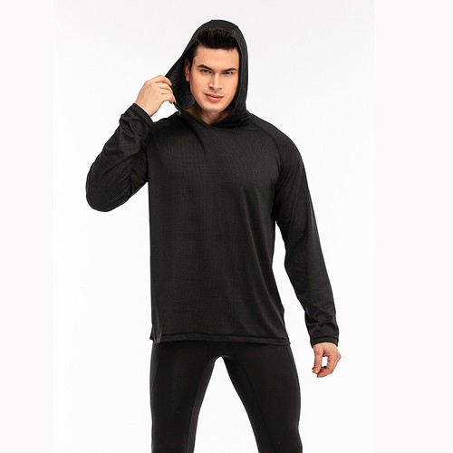 US Men Hooded Sweatshirt Pullover Tops Long Sleeve T-Shirts Slim Hoodies Fashion - Picture 14 of 14