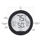 Hygrometer Indoor Humidity Thermometer, Digital Room Hygrometer & Humidity Gauge
