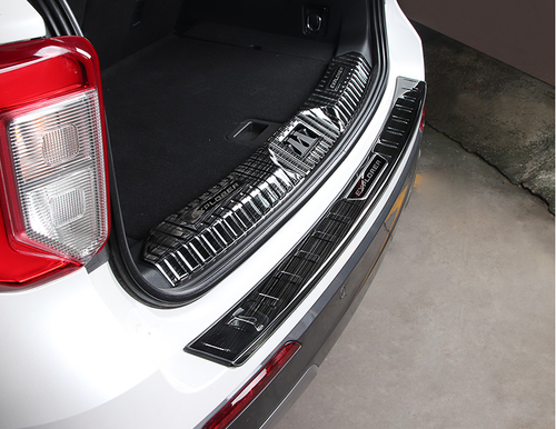 2Pcs Fits For Explorer 2020 2021 Rear Bumper Molding Trims Protector  - Bild 5 von 6