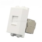 Shield CAT7 CAT.6A RJ45 Slot Modules 50u Shielded Ethernet Keystone Jack Socket