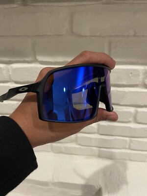 NEW Oakley Sutro Black Frame Blue Lens | eBay
